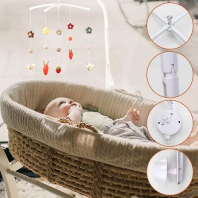 Support mobile Cradle avec jouets mobiles