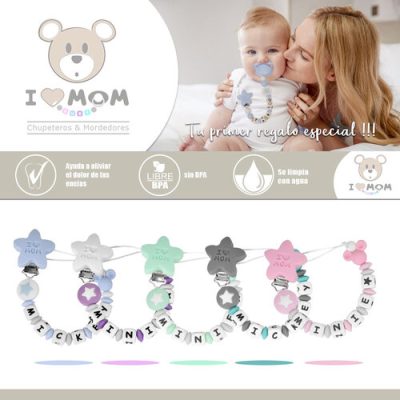 Personalized pacifier clip by baby silicone